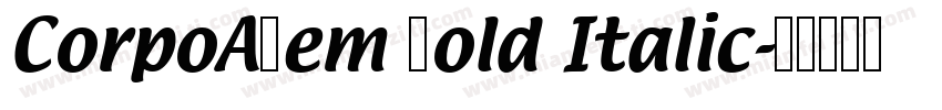 CorpoADem Bold Italic字体转换
